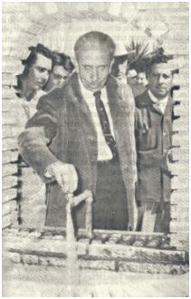 1959. Inauguración de la Introdicción de Agua Potable en Polotitlán.